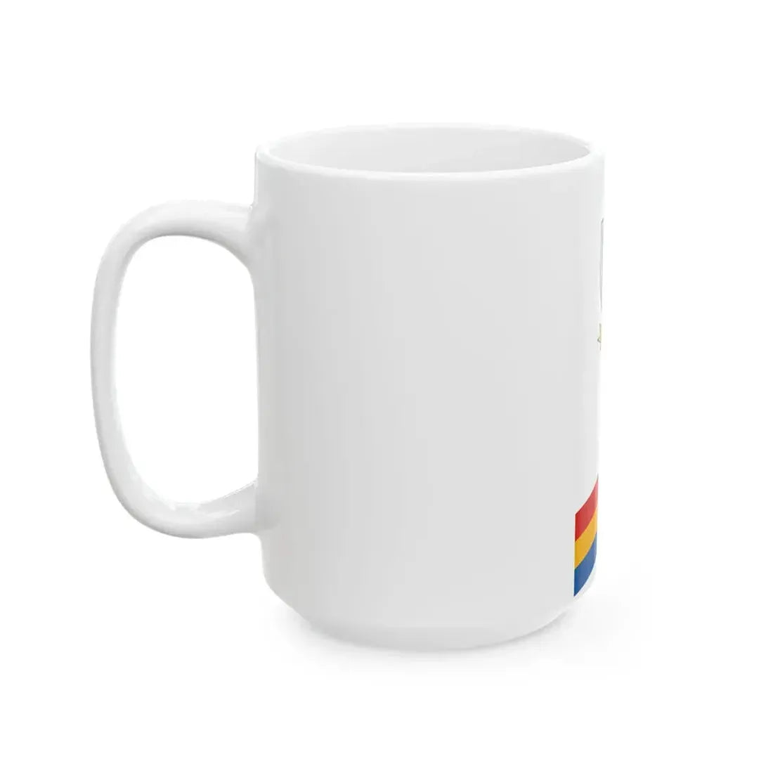 Flag of Magocs vertical (Hungary) White Coffee Mug - Go Mug Yourself