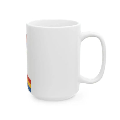 Flag of Magocs vertical (Hungary) White Coffee Mug - Go Mug Yourself