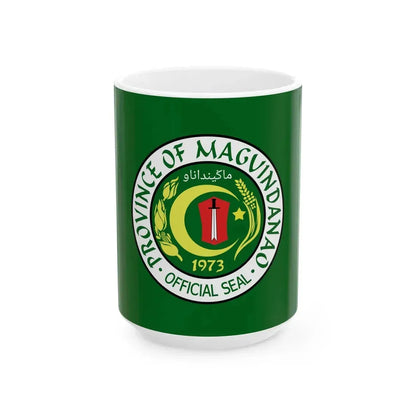 Flag of Maguindanao province (Philippines) White Coffee Mug 15oz - Go Mug Yourself