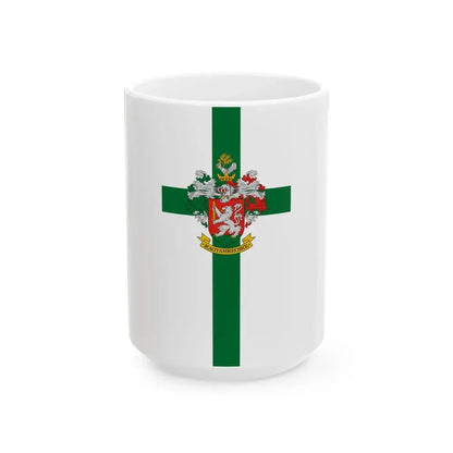 Flag of Magyarmecske (Hungary) White Coffee Mug 15oz - Go Mug Yourself