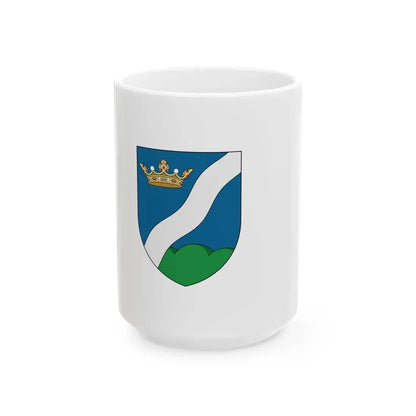 Flag of Magyarszerdahely (Hungary) White Coffee Mug 15oz - Go Mug Yourself
