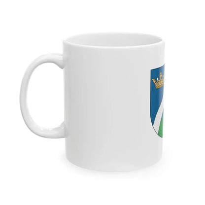 Flag of Magyarszerdahely (Hungary) White Coffee Mug - Go Mug Yourself