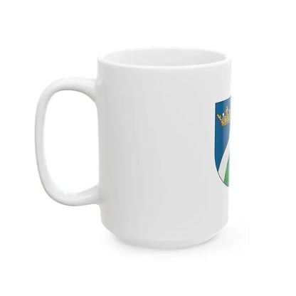 Flag of Magyarszerdahely (Hungary) White Coffee Mug - Go Mug Yourself