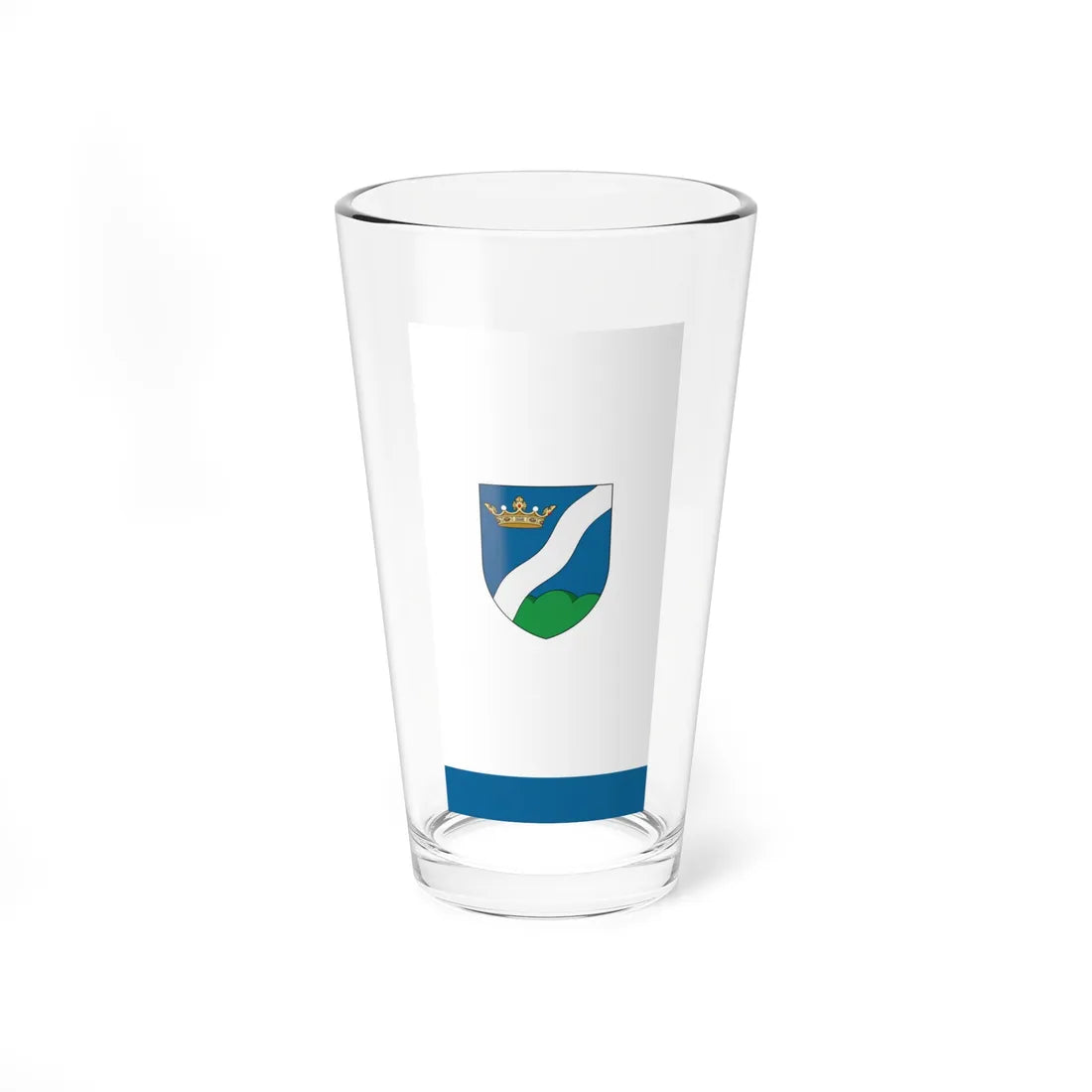 Flag of Magyarszerdahely vertical (Hungary) Pint Glass 16oz 16oz - Go Mug Yourself