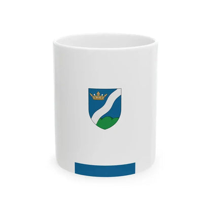 Flag of Magyarszerdahely vertical (Hungary) White Coffee Mug 11oz - Go Mug Yourself