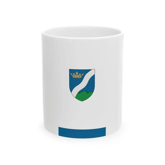 Flag of Magyarszerdahely vertical (Hungary) White Coffee Mug 11oz - Go Mug Yourself