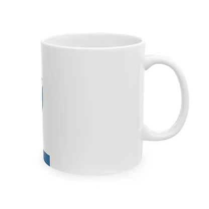Flag of Magyarszerdahely vertical (Hungary) White Coffee Mug - Go Mug Yourself