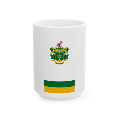 Flag of Magyartelek (Hungary) White Coffee Mug 15oz - Go Mug Yourself