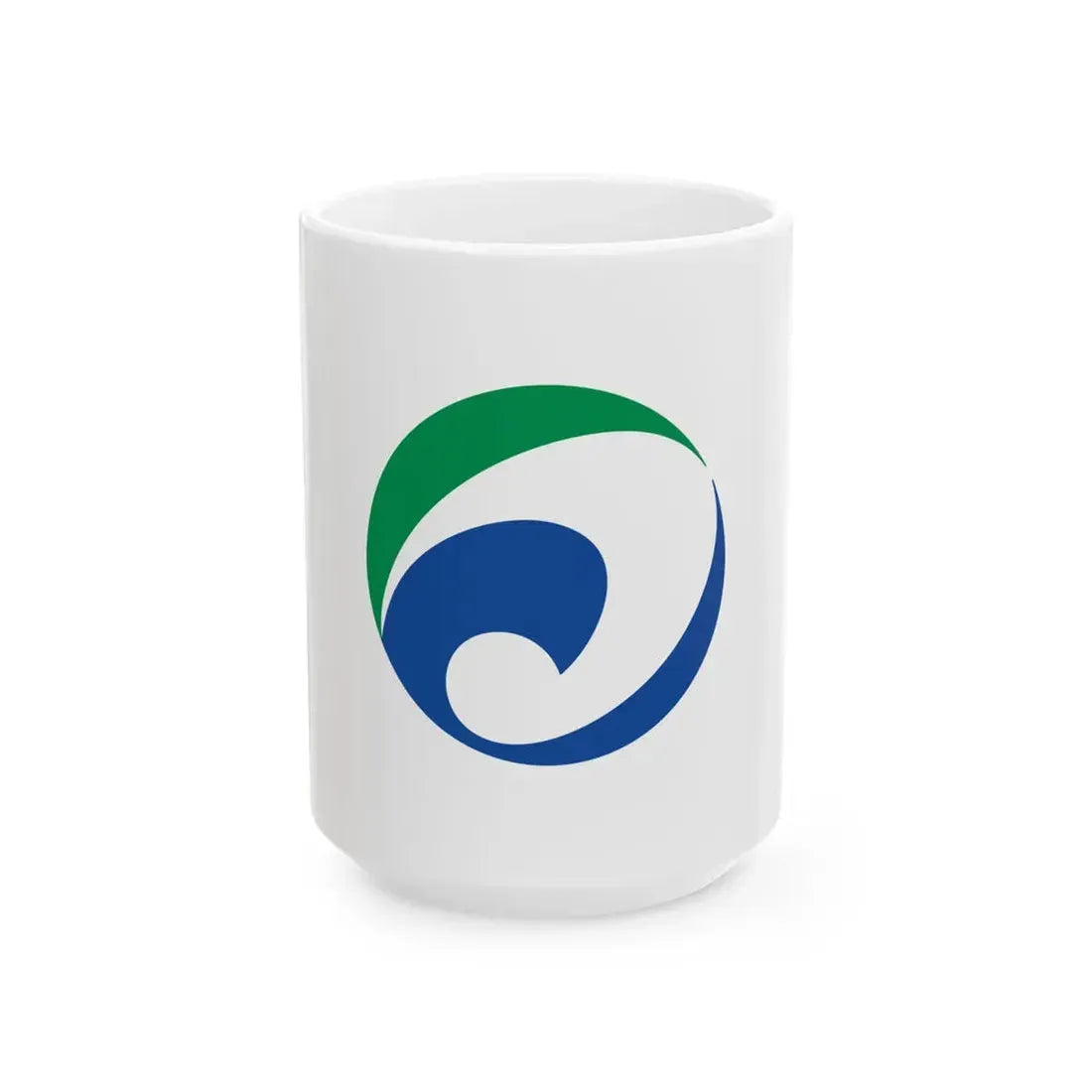 Flag of Maibara Shiga (Japan) White Coffee Mug 15oz - Go Mug Yourself
