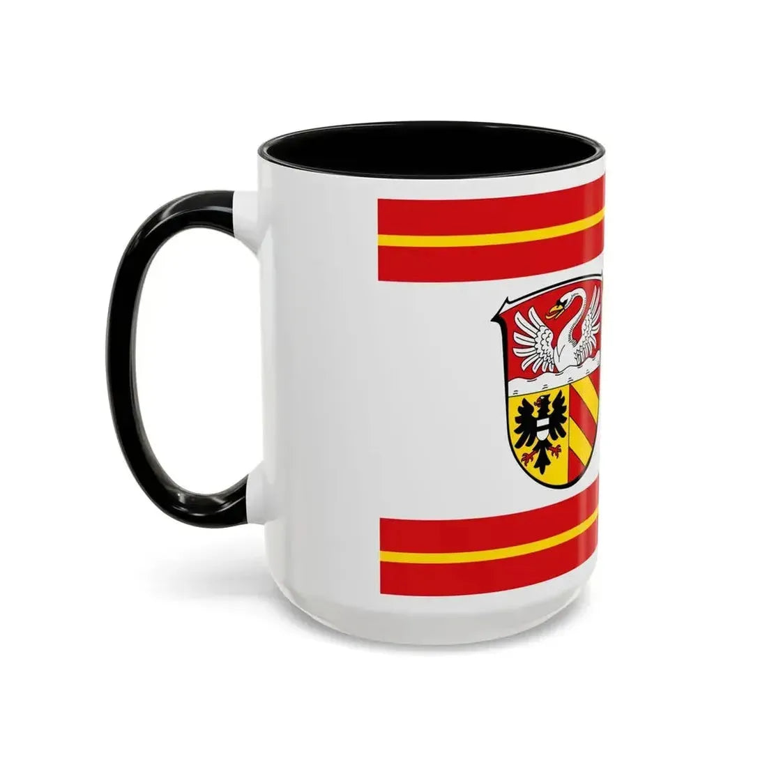 Flag of Main Kinzig Kreis Germany - Accent Coffee Mug - Go Mug Yourself