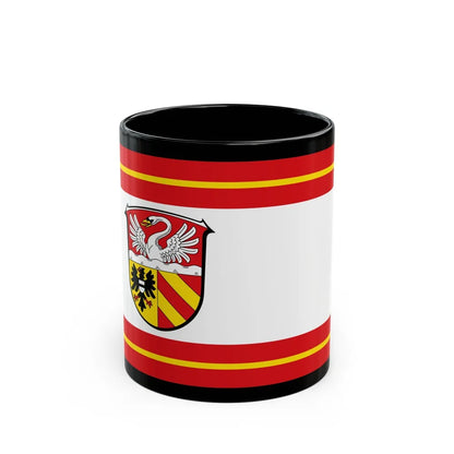 Flag of Main Kinzig Kreis Germany - Black Coffee Mug-11oz-Go Mug Yourself