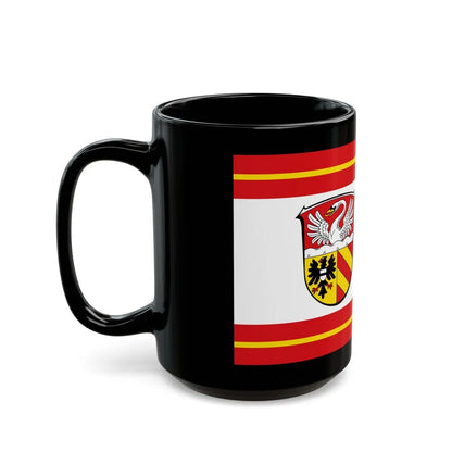 Flag of Main Kinzig Kreis Germany - Black Coffee Mug-Go Mug Yourself