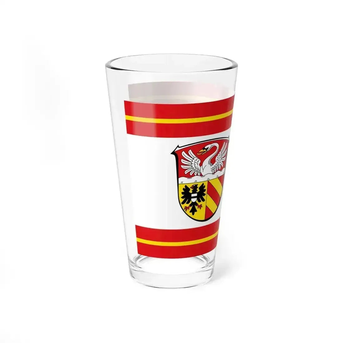 Flag of Main Kinzig Kreis Germany - Pint Glass 16oz - Go Mug Yourself