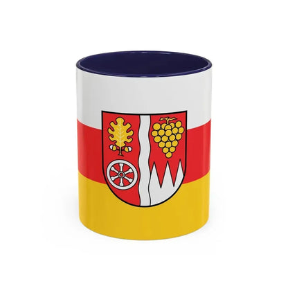 Flag of Main Spessart Germany - Accent Coffee Mug 11oz Navy - Go Mug Yourself
