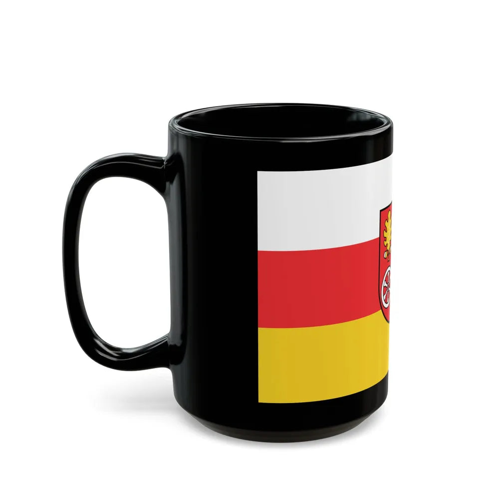 Flag of Main Spessart Germany - Black Coffee Mug-Go Mug Yourself