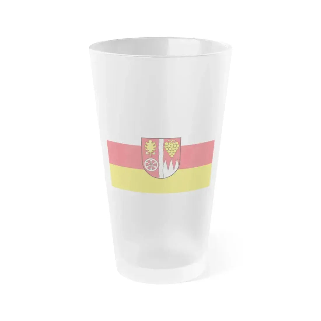 Flag of Main Spessart Germany - Frosted Pint Glass 16oz 16oz Frosted - Go Mug Yourself