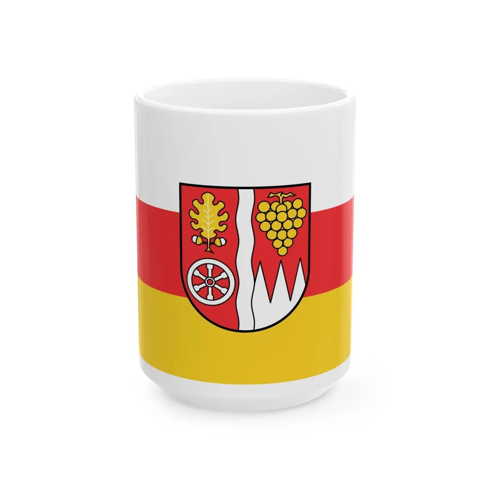 Flag of Main Spessart Germany - White Coffee Mug-15oz-Go Mug Yourself