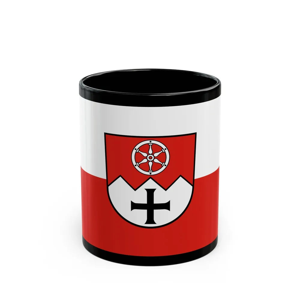 Flag of Main Tauber Kreis Germany - Black Coffee Mug-11oz-Go Mug Yourself