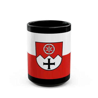 Flag of Main Tauber Kreis Germany - Black Coffee Mug-15oz-Go Mug Yourself