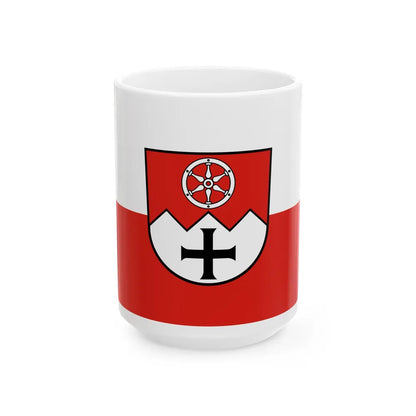 Flag of Main Tauber Kreis Germany - White Coffee Mug-15oz-Go Mug Yourself