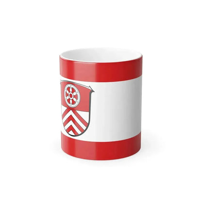 Flag of Main Taunus Kreis Germany - Color Changing Coffee Mug 11oz - Go Mug Yourself