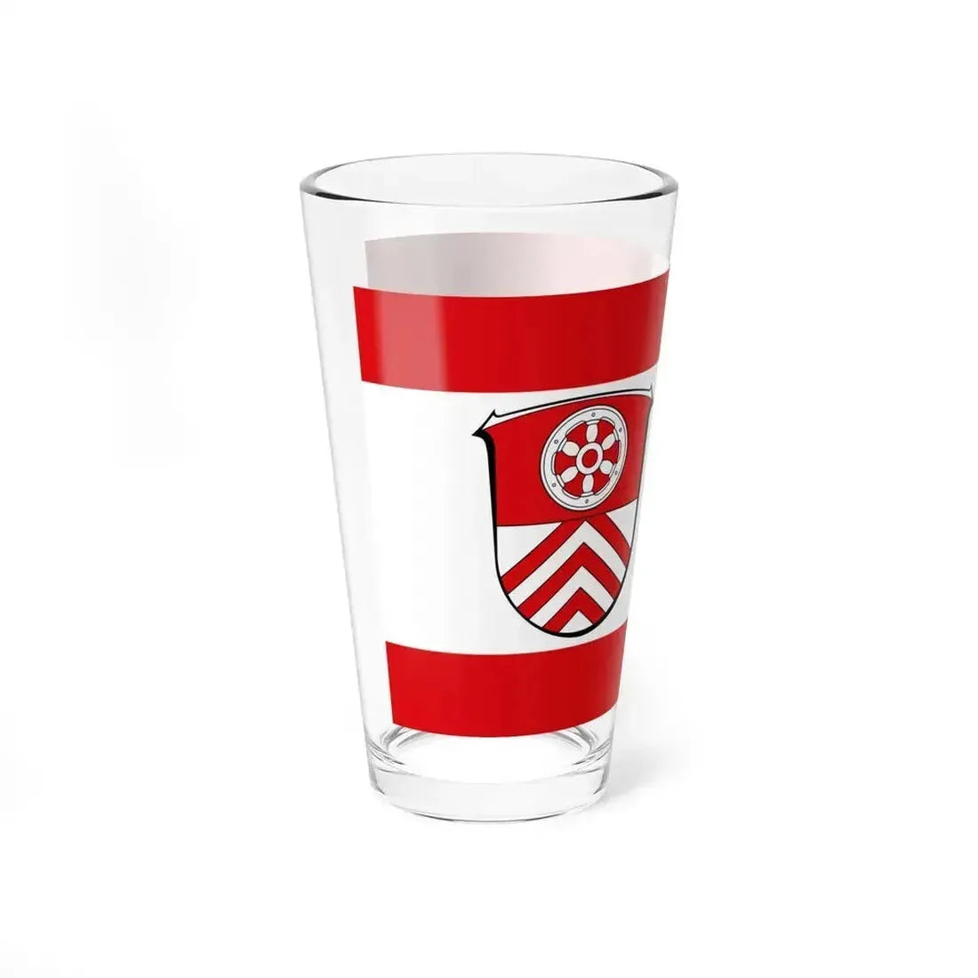 Flag of Main Taunus Kreis Germany - Pint Glass 16oz - Go Mug Yourself