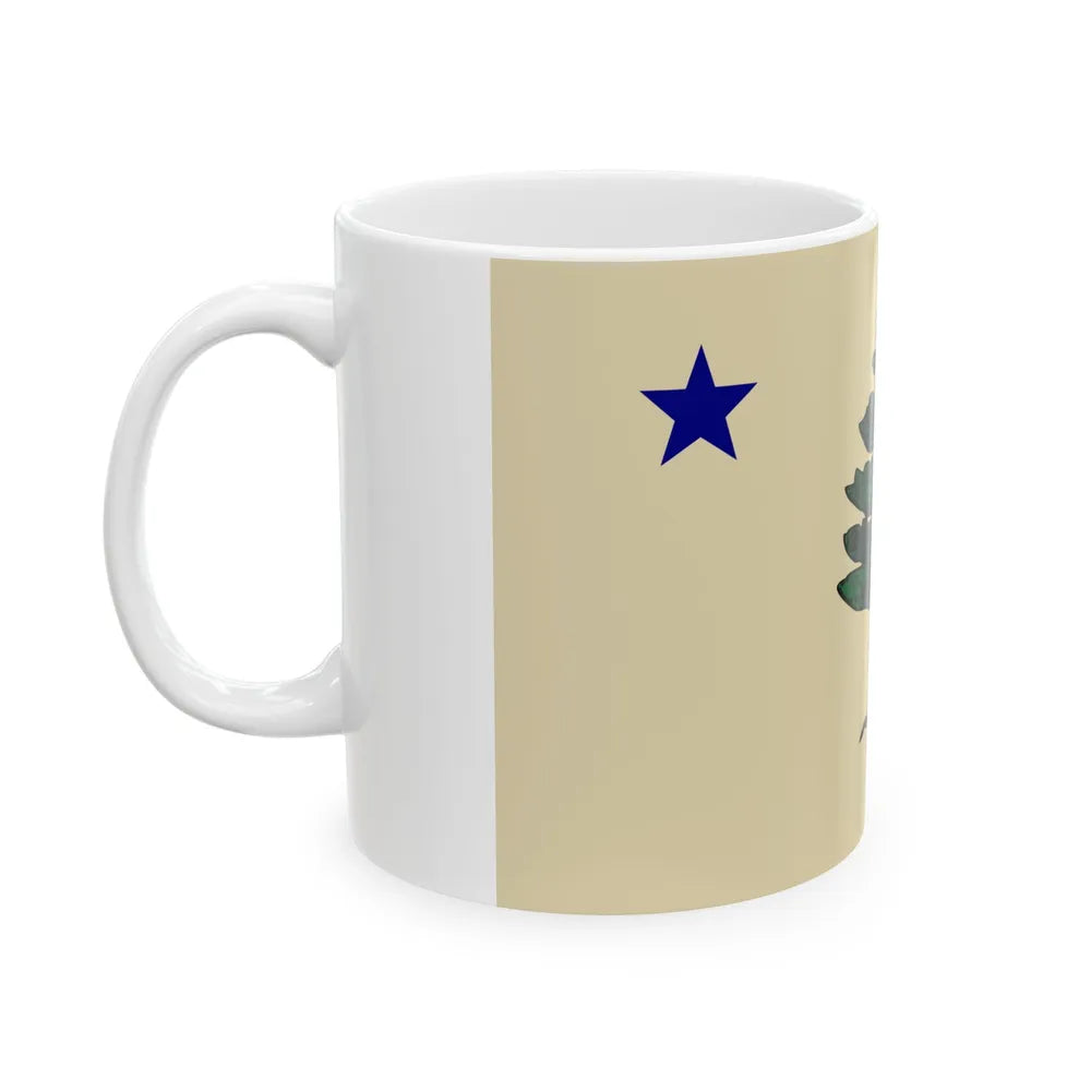 Flag of Maine 1901-1909 (United States) White Coffee Mug - Go Mug Yourself
