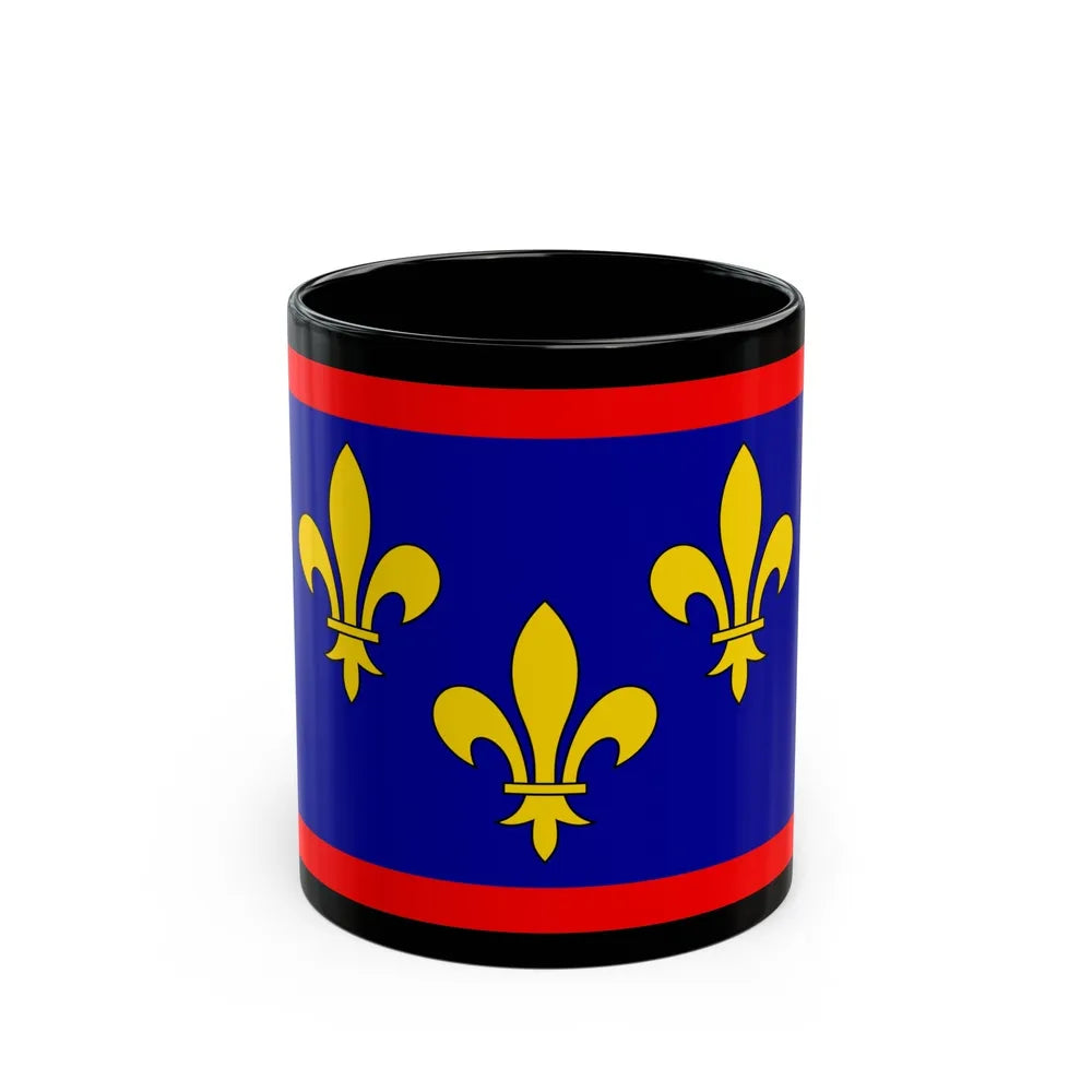 Flag of Maine et Loire France 2 - Black Coffee Mug-11oz-Go Mug Yourself