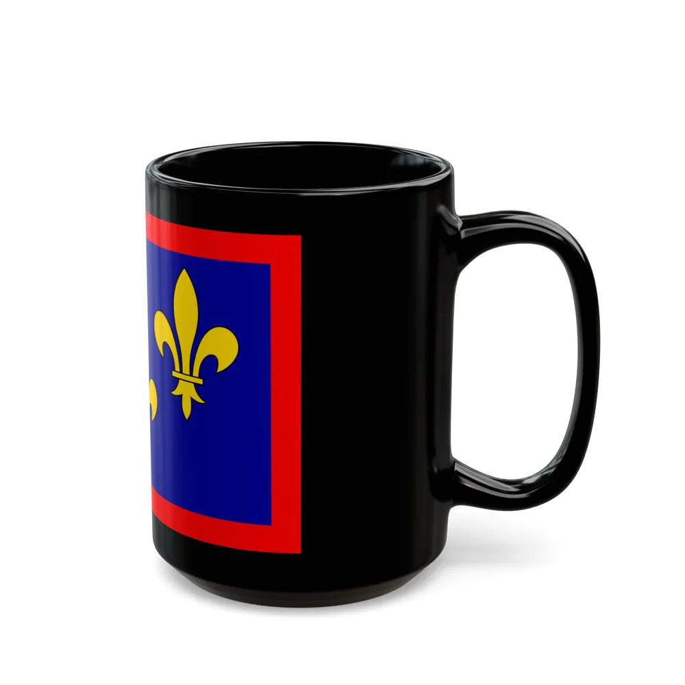 Flag of Maine et Loire France 2 - Black Coffee Mug-Go Mug Yourself