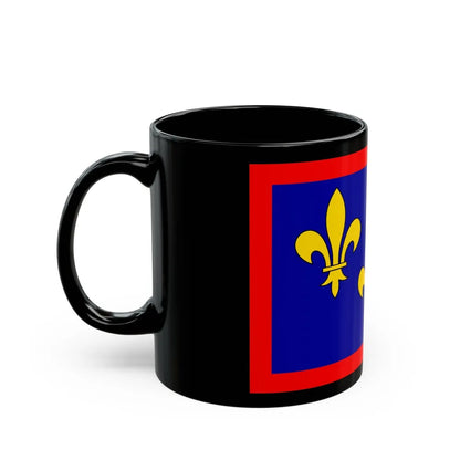 Flag of Maine et Loire France 2 - Black Coffee Mug-Go Mug Yourself