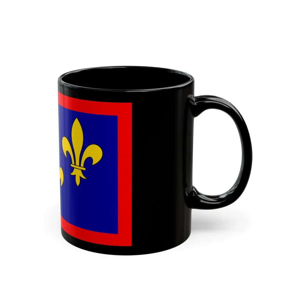 Flag of Maine et Loire France 2 - Black Coffee Mug-Go Mug Yourself