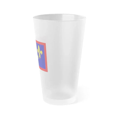 Flag of Maine et Loire France 2 - Frosted Pint Glass 16oz - Go Mug Yourself