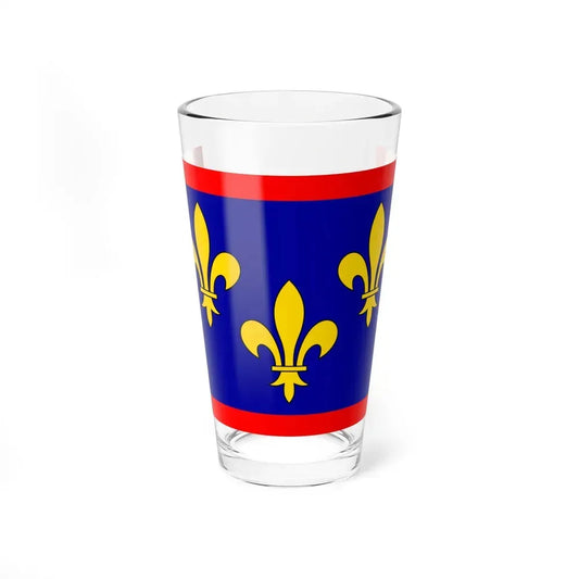 Flag of Maine et Loire France 2 - Pint Glass 16oz 16oz - Go Mug Yourself