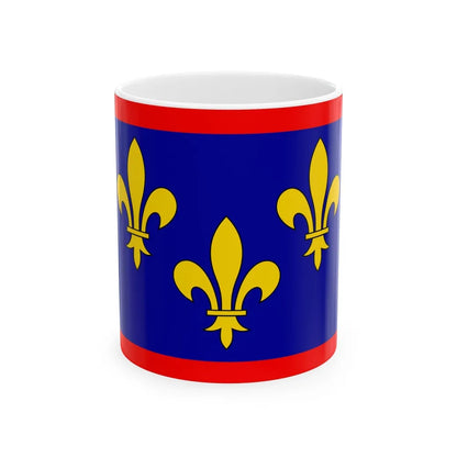 Flag of Maine et Loire France 2 - White Coffee Mug-11oz-Go Mug Yourself