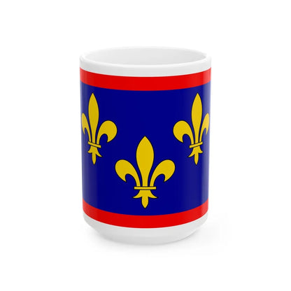 Flag of Maine et Loire France 2 - White Coffee Mug-15oz-Go Mug Yourself