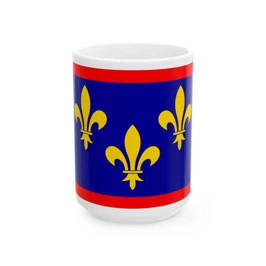 Flag of Maine et Loire France 2 - White Coffee Mug-15oz-Go Mug Yourself