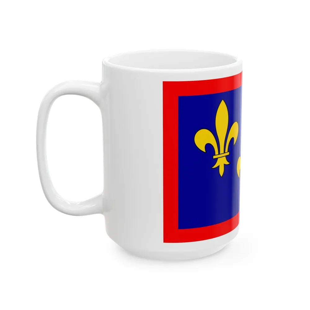 Flag of Maine et Loire France 2 - White Coffee Mug-Go Mug Yourself