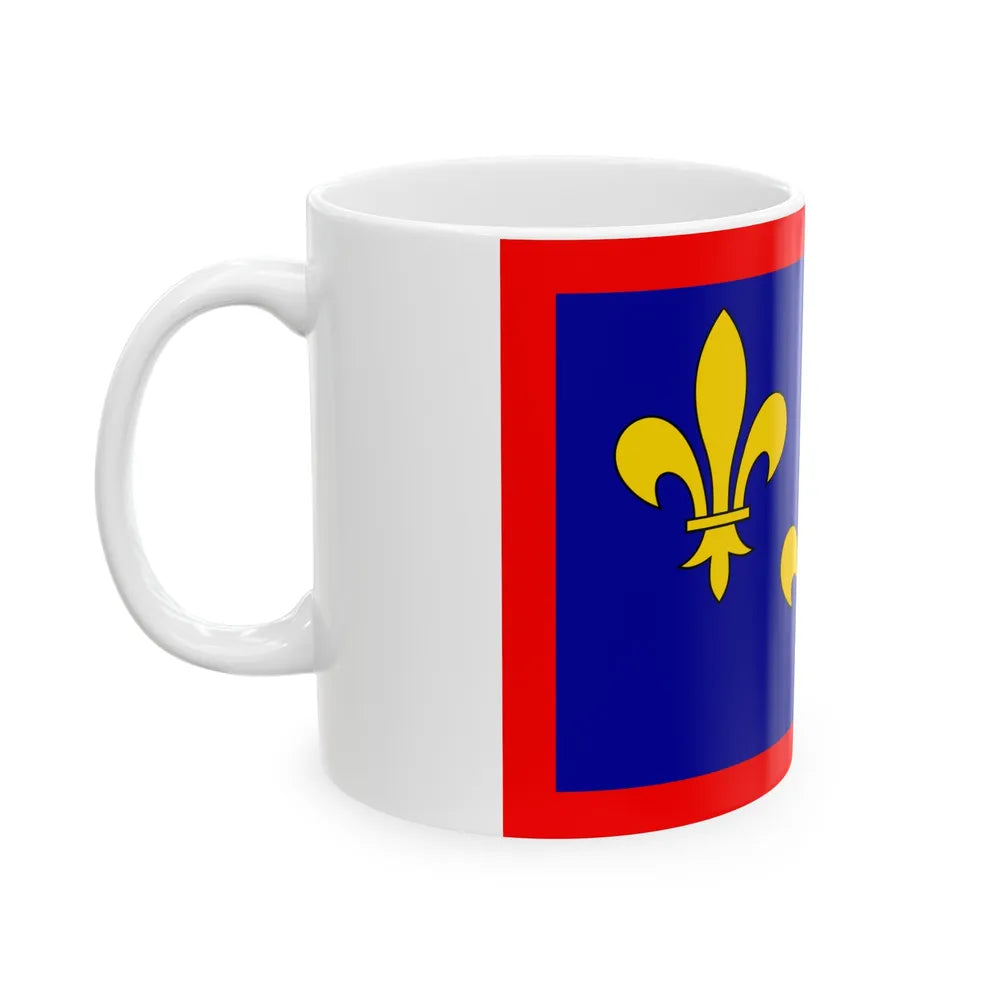 Flag of Maine et Loire France 2 - White Coffee Mug-Go Mug Yourself