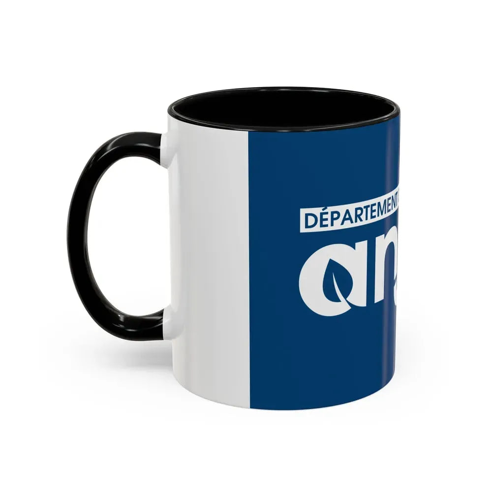 Flag of Maine et Loire France - Accent Coffee Mug - Go Mug Yourself