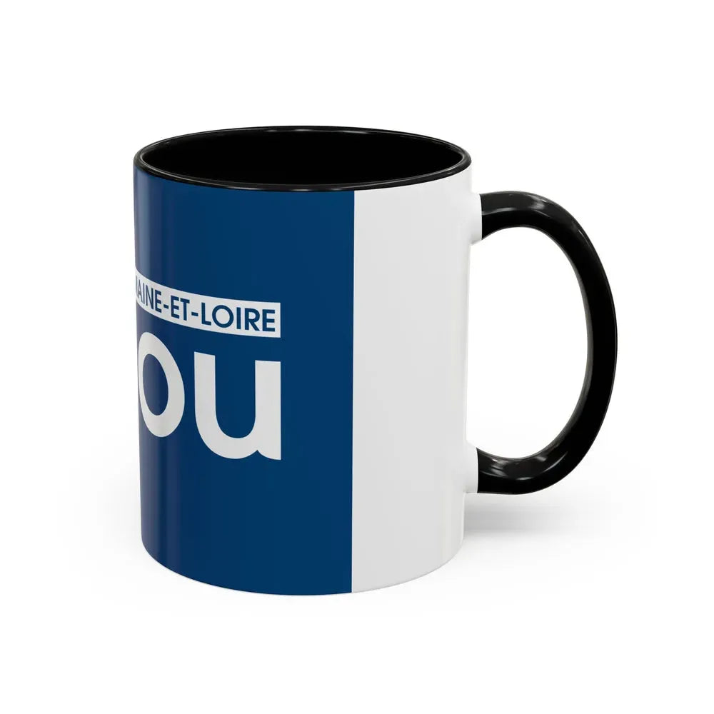 Flag of Maine et Loire France - Accent Coffee Mug - Go Mug Yourself