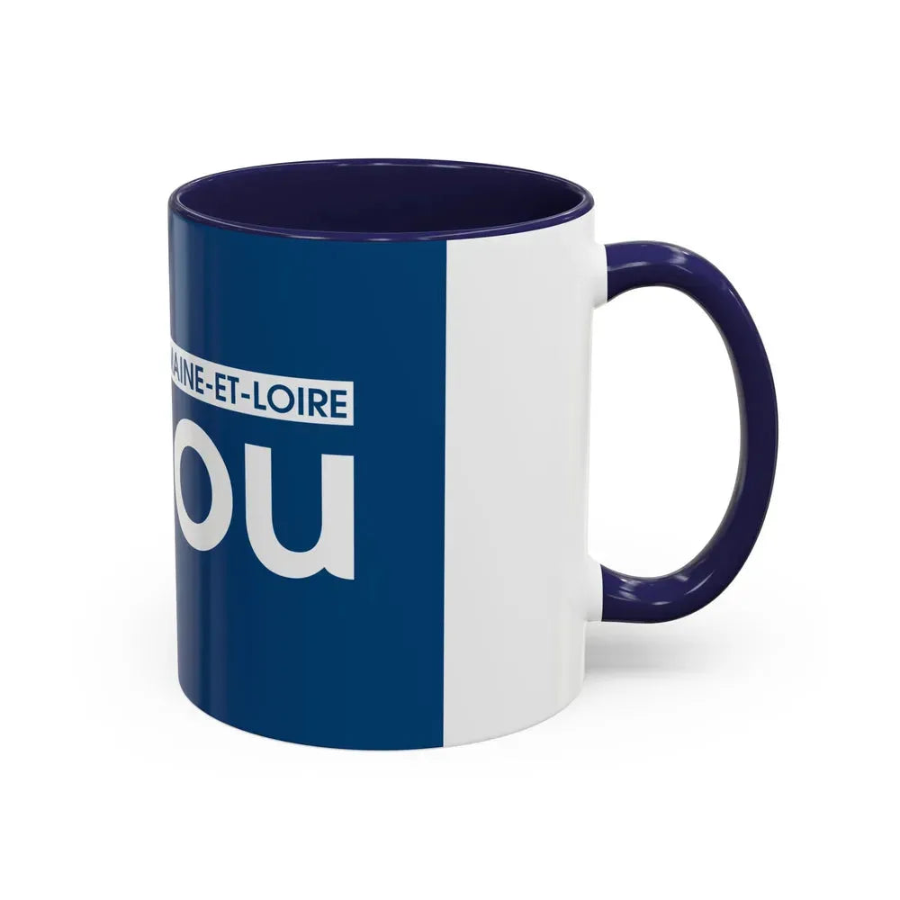 Flag of Maine et Loire France - Accent Coffee Mug - Go Mug Yourself