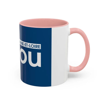 Flag of Maine et Loire France - Accent Coffee Mug - Go Mug Yourself