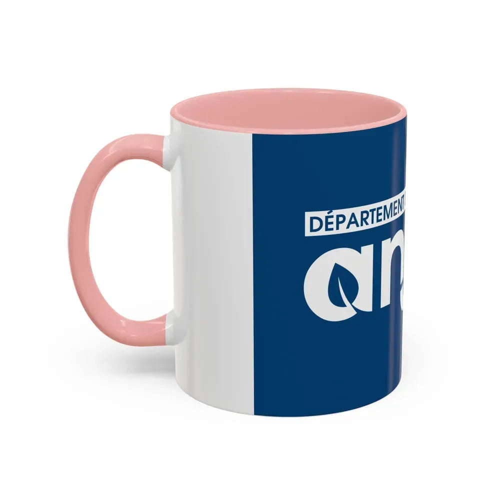 Flag of Maine et Loire France - Accent Coffee Mug - Go Mug Yourself