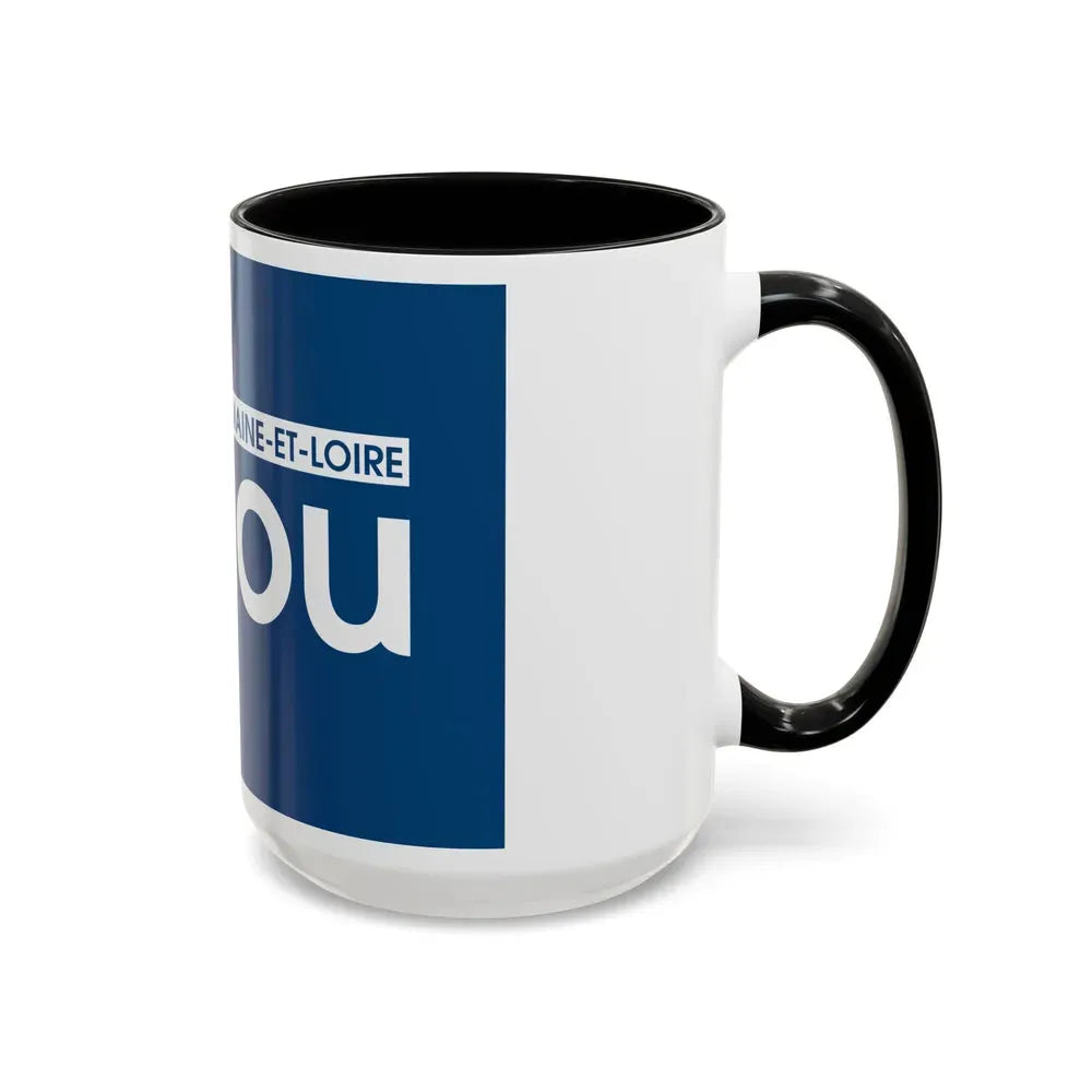 Flag of Maine et Loire France - Accent Coffee Mug - Go Mug Yourself