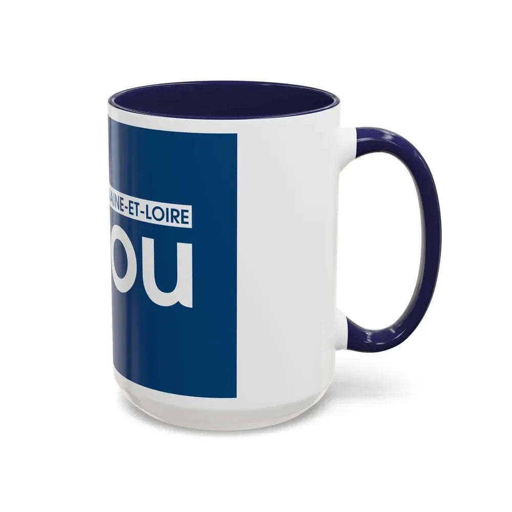 Flag of Maine et Loire France - Accent Coffee Mug - Go Mug Yourself