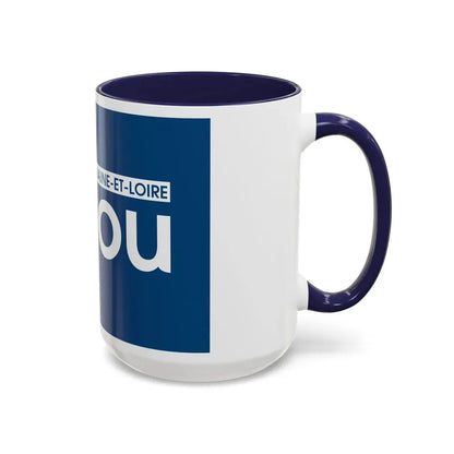 Flag of Maine et Loire France - Accent Coffee Mug - Go Mug Yourself