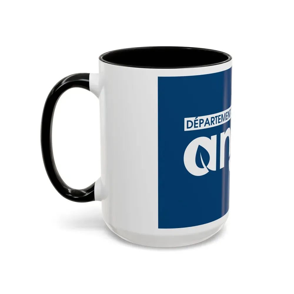 Flag of Maine et Loire France - Accent Coffee Mug - Go Mug Yourself
