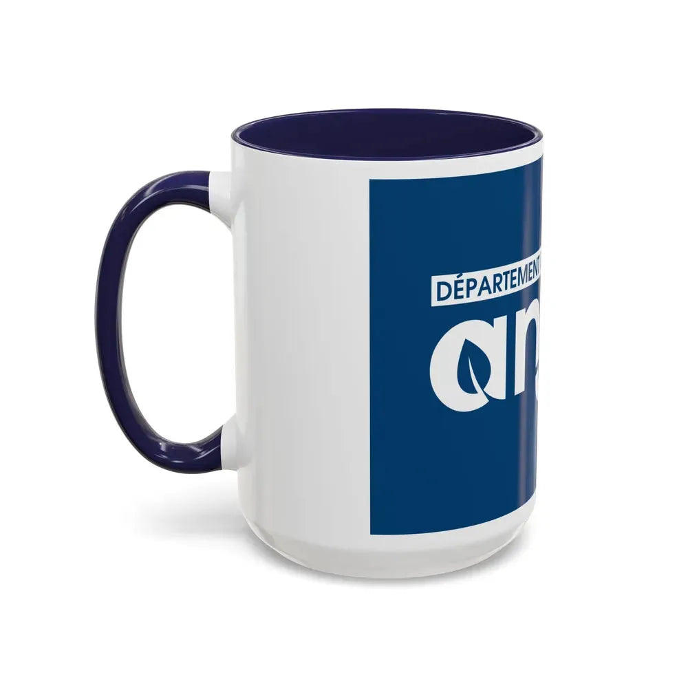 Flag of Maine et Loire France - Accent Coffee Mug - Go Mug Yourself