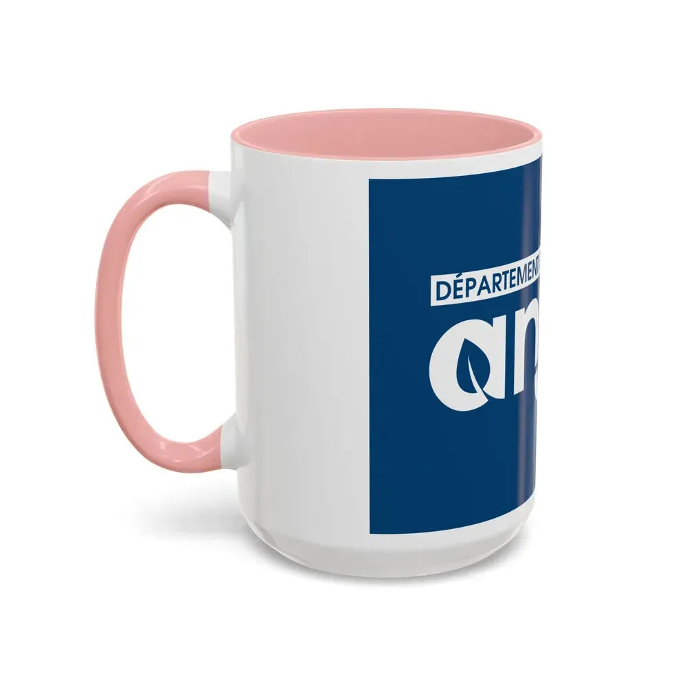 Flag of Maine et Loire France - Accent Coffee Mug - Go Mug Yourself