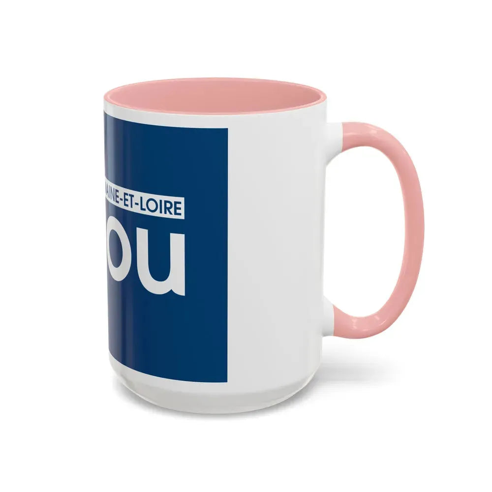 Flag of Maine et Loire France - Accent Coffee Mug - Go Mug Yourself